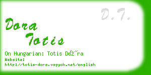 dora totis business card